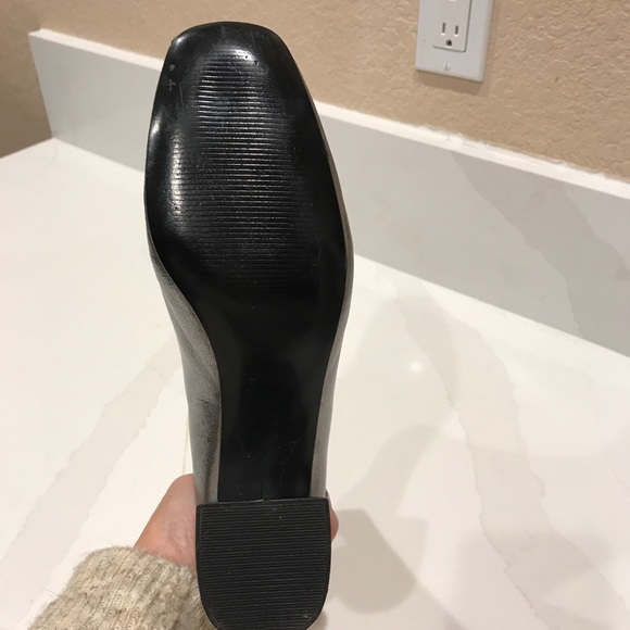 metallic leather booties - Picture 9 of 10